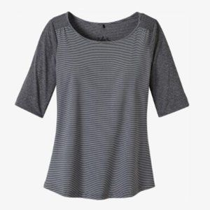 Prana Kaylin Top in Blue/Gray, Size Medium